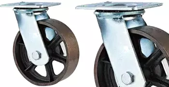 Большегрузные колеса без покрытия резиновым слоем