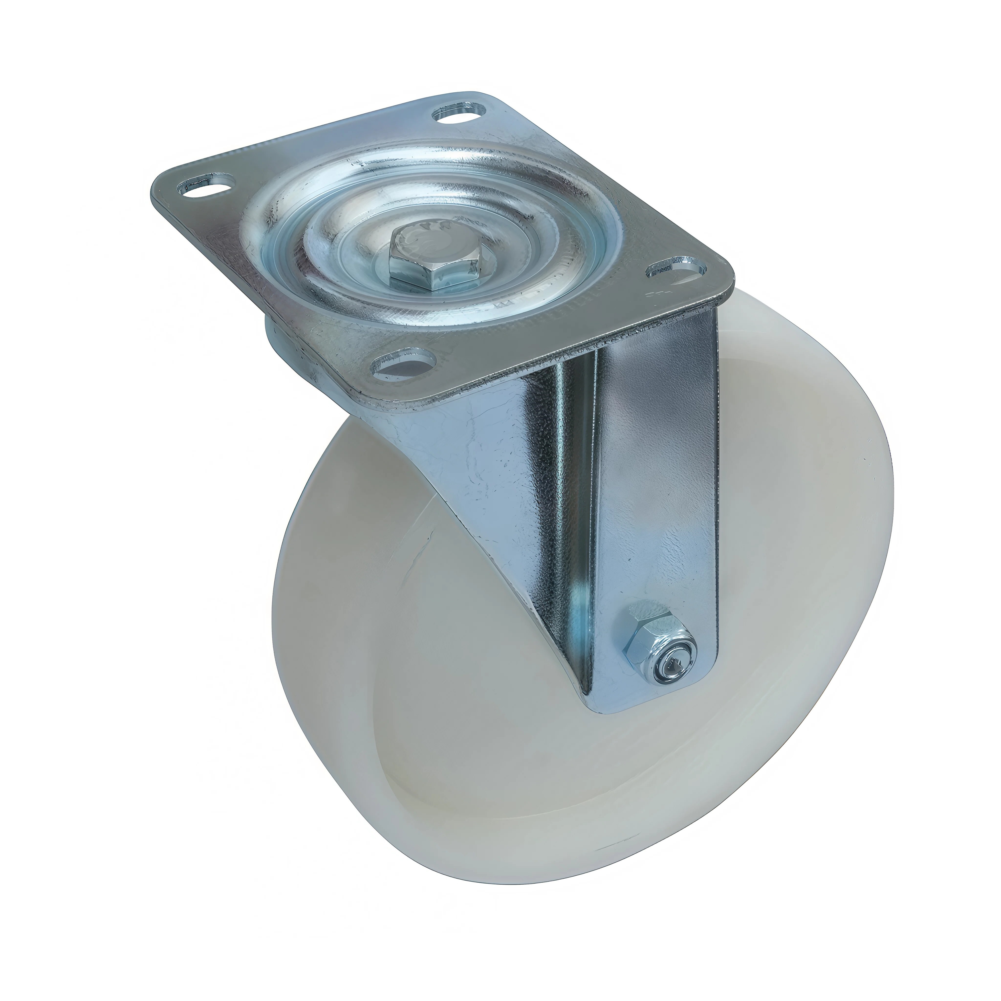 SCpn 80 - Большегрузное нейлоновое колесо 200 мм (площадка, поворотн, роликоподш)