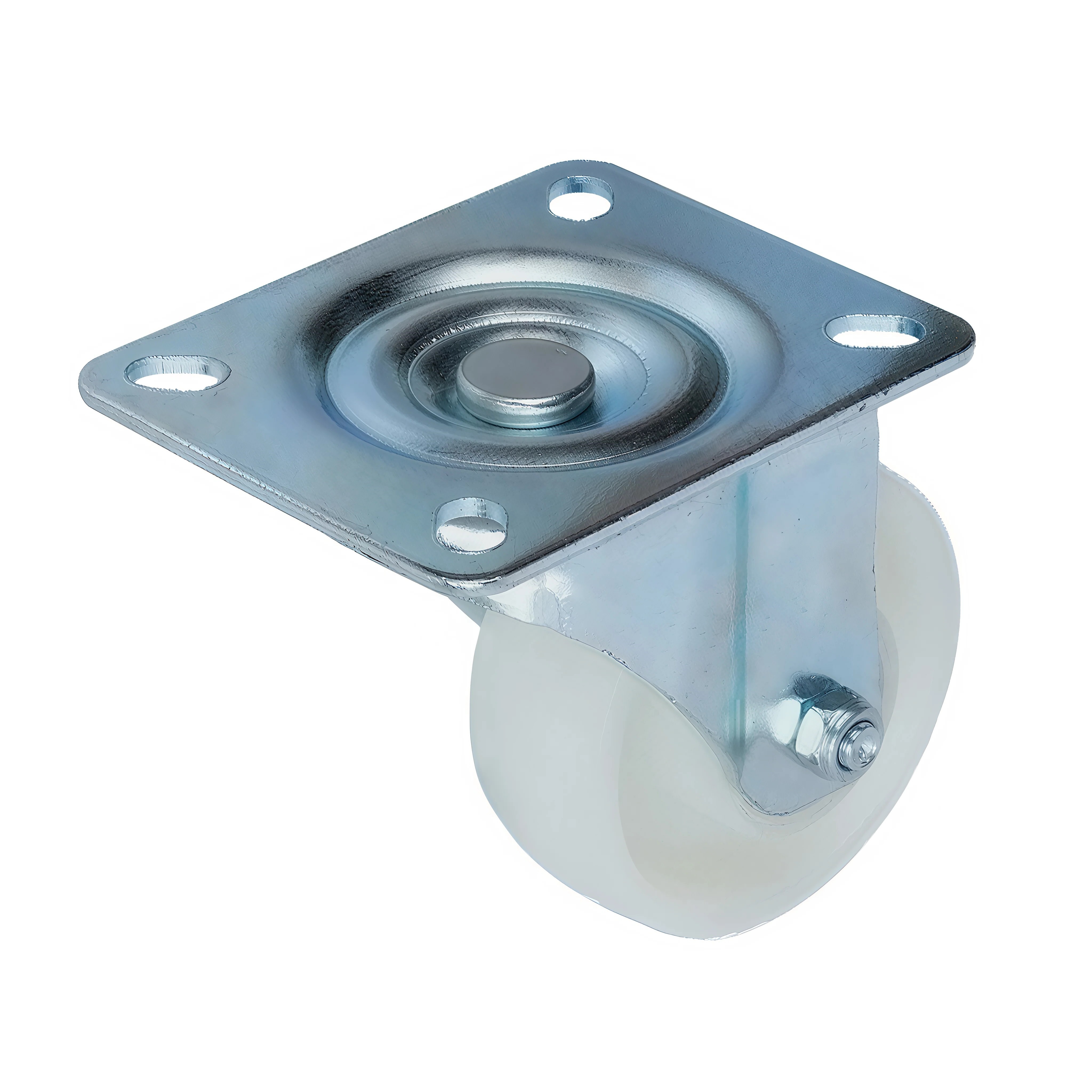 SCpn 93 - Большегрузное нейлоновое колесо 80 мм (площадка, поворотн, роликоподш)