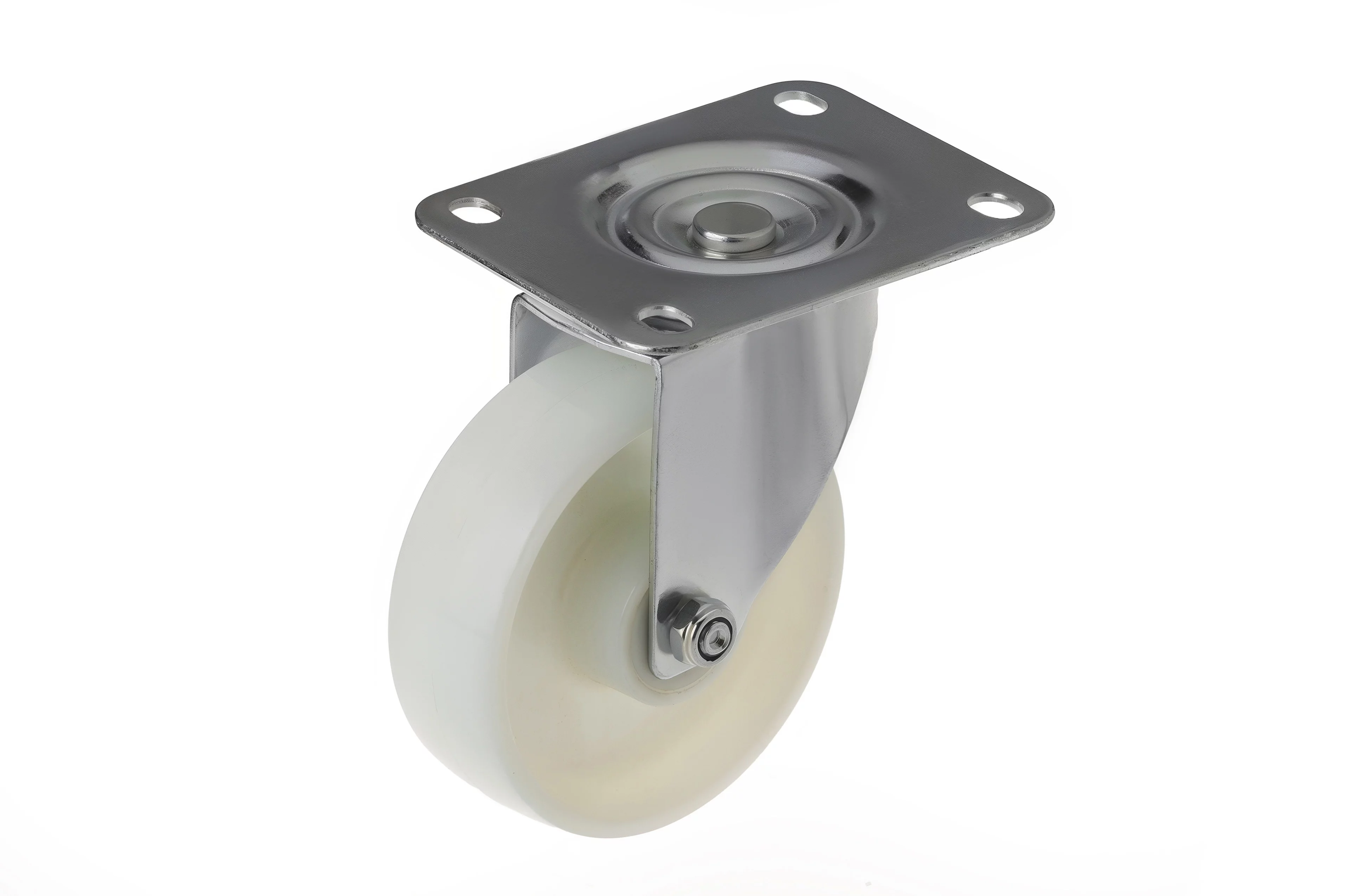 SCpn 55L - Большегрузное нейлоновое колесо 125 мм (площадка, поворотн, роликоподш)